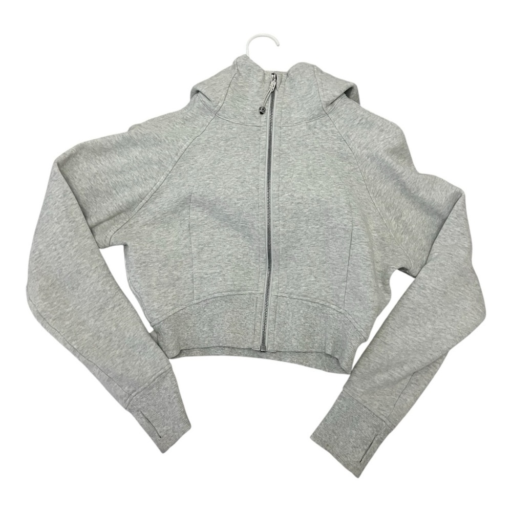 Lululemon Scuba full-zip cropped hoodie